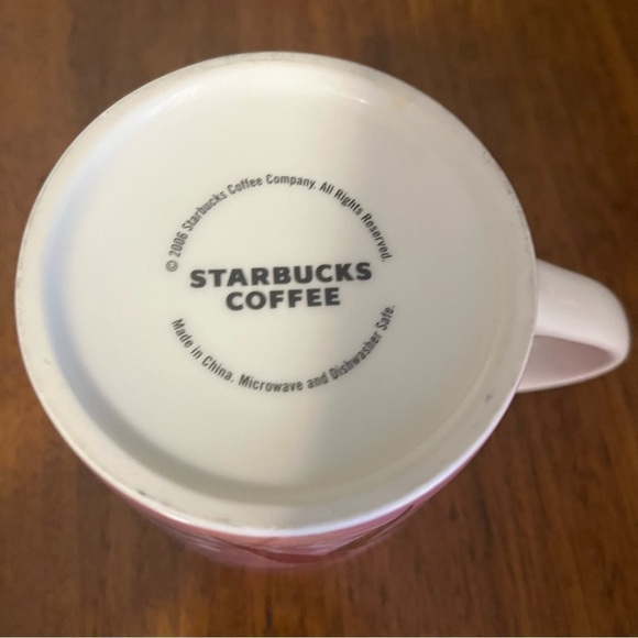 2006 Starbucks "Product of Guatemala" Pink Flower
Ceramic Coffee Mug Tea Cup - Picture 6 of 12